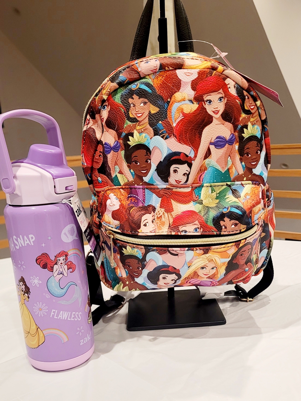 Disney Princess Mini Backpack & Water Bottle